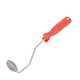 Fiberglass Roller Bubble Paddle Tool Aluminum Alloy Bubble Roller With Plastic Handle Olive Roll Type A