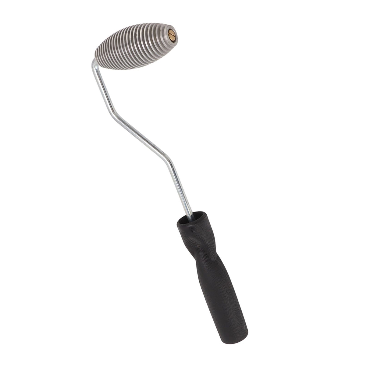 Fiberglass Roller Bubble Paddle Tool Aluminum Alloy Bubble Roller With Plastic Handle Olive Roll Type C