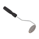 Fiberglass Roller Bubble Paddle Tool Aluminum Alloy Bubble Roller With Plastic Handle Olive Roll Type C - Close-Up Angle