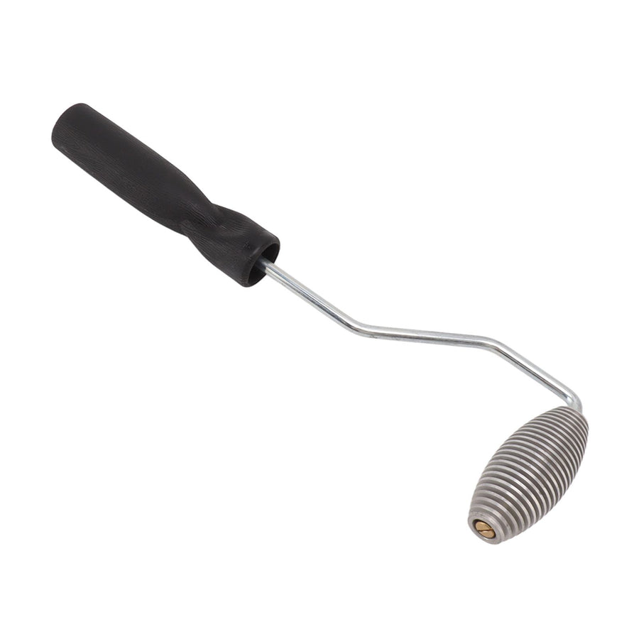 Fiberglass Roller Bubble Paddle Tool Aluminum Alloy Bubble Roller With Plastic Handle Olive Roll Type C