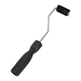 Fiberglass Roller Portable Tub Roller Tool Bristle Resin Laminating Bubble Roller for Window Bathtub Door A - Top-Down View