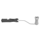 Fiberglass Roller Aluminum Alloy Fiberglass Resin Laminating Bubble Roller Tool 70mm Diameter - Front View