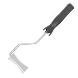 Fiberglass Roller Aluminum Alloy Fiberglass Resin Laminating Bubble Roller Tool 70mm Diameter - Top-Down View
