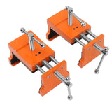 2pcs Cabinet Claw Aluminum Alloy Cabinet Claw Clamps for Installing Cabinetry Face Frame Orange