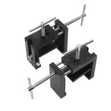 2PCS Cabinet Clamp Aluminum Alloy Steel Face Frame Clamp Cabinetry Claw for Easy and Fast Installation - Top-Down View