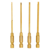4Pcs 4 in 1 Hex Screwdriver Set High Speed Steel Hex Screwdriver for RC Car Helicopter Drone Boat