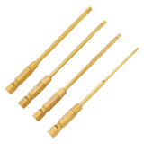 4Pcs 4 in 1 Hex Screwdriver Set High Speed Steel Hex Screwdriver for RC Car Helicopter Drone Boat - Top-Down View