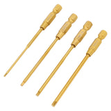 4Pcs 4 in 1 Hex Screwdriver Set High Speed Steel Hex Screwdriver for RC Car Helicopter Drone Boat