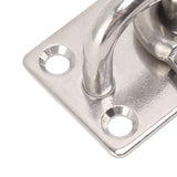 200kg Outdoor Swing Hook Set with Square Door Buckle Spring Hook 304 Stainless Steel Hammock Hook Set for Porch Yoga