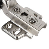 2Set Stainless Steel 201 Cabinet Glass Door Hinge 35 Cup Glass Door Damping Buffer Hinge Large Bend Insert