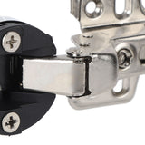 2Set Stainless Steel 201 Cabinet Glass Door Hinge 35 Cup Glass Door Damping Buffer Hinge Large Bend Insert