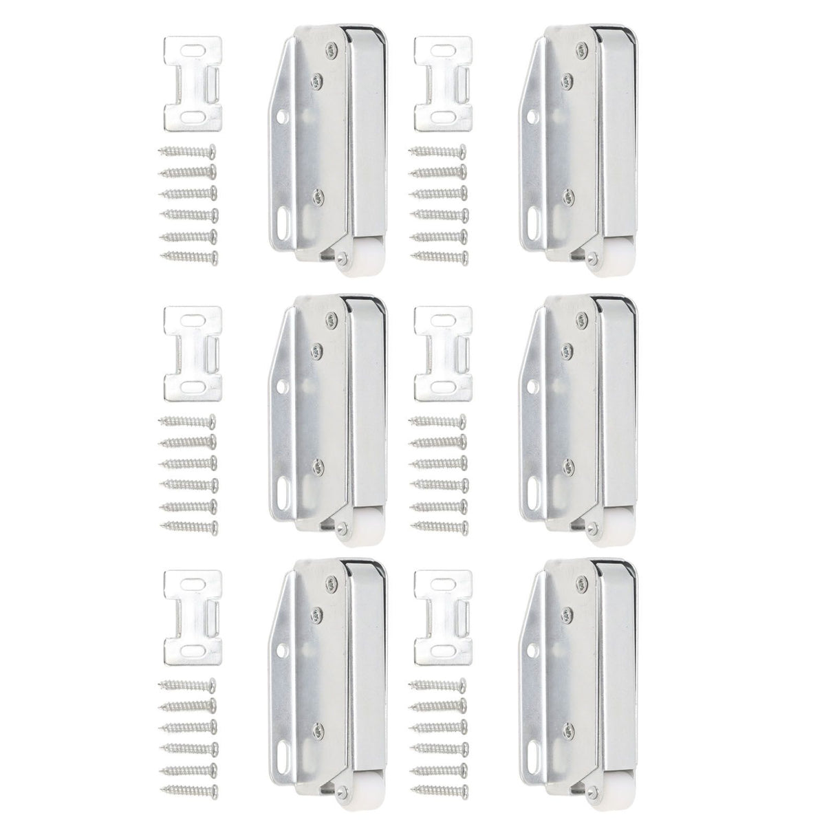 6Pcs Spring Latch Mini Door Push Release Latch Light Weight Push to Open Door Latch for Cabinet Door