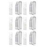 6Pcs Spring Latch Mini Door Push Release Latch Light Weight Push to Open Door Latch for Cabinet Door