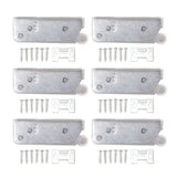 6Pcs Spring Latch Mini Door Push Release Latch Light Weight Push to Open Door Latch for Cabinet Door - Close-Up Angle