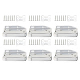 6Pcs Spring Latch Mini Door Push Release Latch Light Weight Push to Open Door Latch for Cabinet Door
