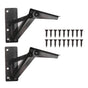 80 Degrees Shear Hinge Cold Rolled Steel Foldable Upturned Support Hinge for Cabinet Doors Bed Sofa