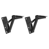 80 Degrees Shear Hinge Cold Rolled Steel Foldable Upturned Support Hinge for Cabinet Doors Bed Sofa