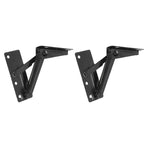 80 Degrees Shear Hinge Cold Rolled Steel Foldable Upturned Support Hinge for Cabinet Doors Bed Sofa