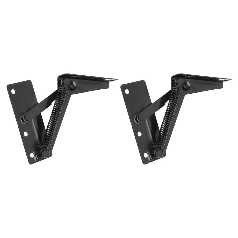 80 Degrees Shear Hinge Cold Rolled Steel Foldable Upturned Support Hinge for Cabinet Doors Bed Sofa