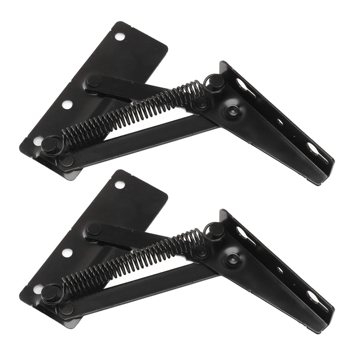80 Degrees Shear Hinge Cold Rolled Steel Foldable Upturned Support Hinge for Cabinet Doors Bed Sofa