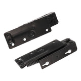 80 Degrees Shear Hinge Cold Rolled Steel Foldable Upturned Support Hinge for Cabinet Doors Bed Sofa - 45-Degree Angle