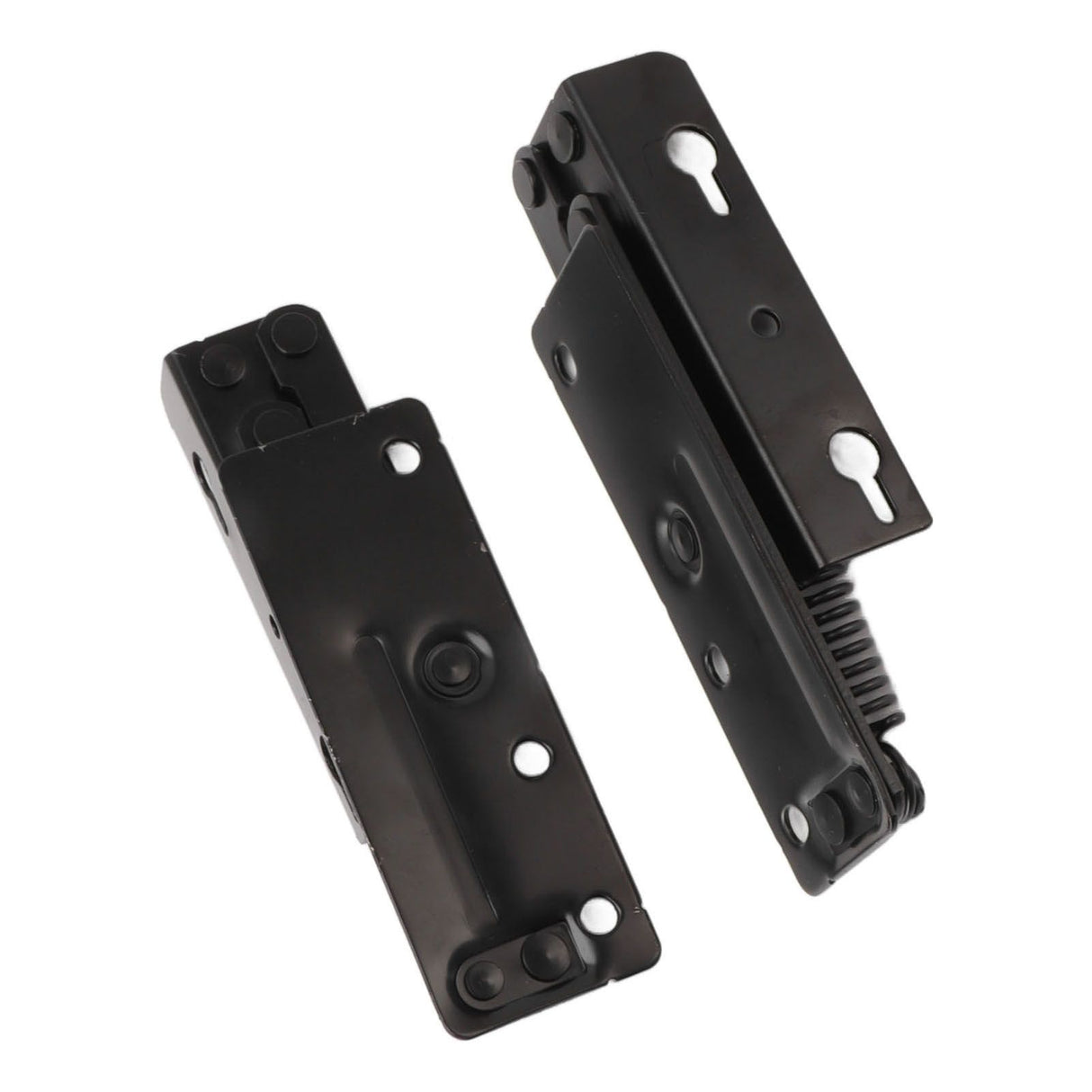 80 Degrees Shear Hinge Cold Rolled Steel Foldable Upturned Support Hinge for Cabinet Doors Bed Sofa