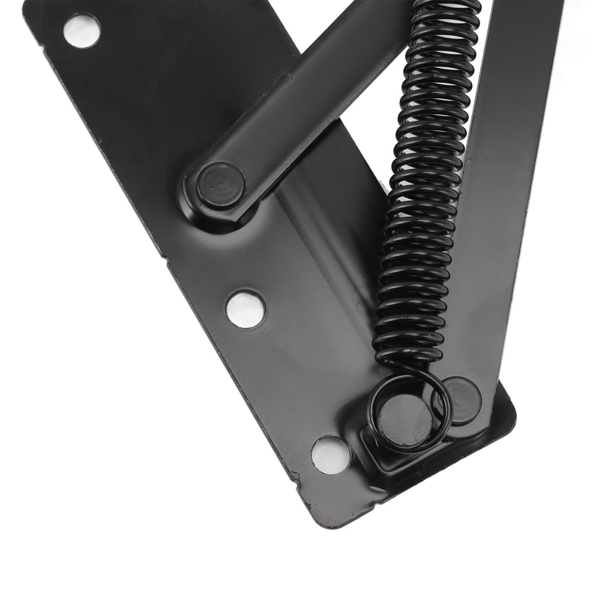 80 Degrees Shear Hinge Cold Rolled Steel Foldable Upturned Support Hinge for Cabinet Doors Bed Sofa