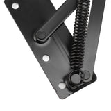 80 Degrees Shear Hinge Cold Rolled Steel Foldable Upturned Support Hinge for Cabinet Doors Bed Sofa