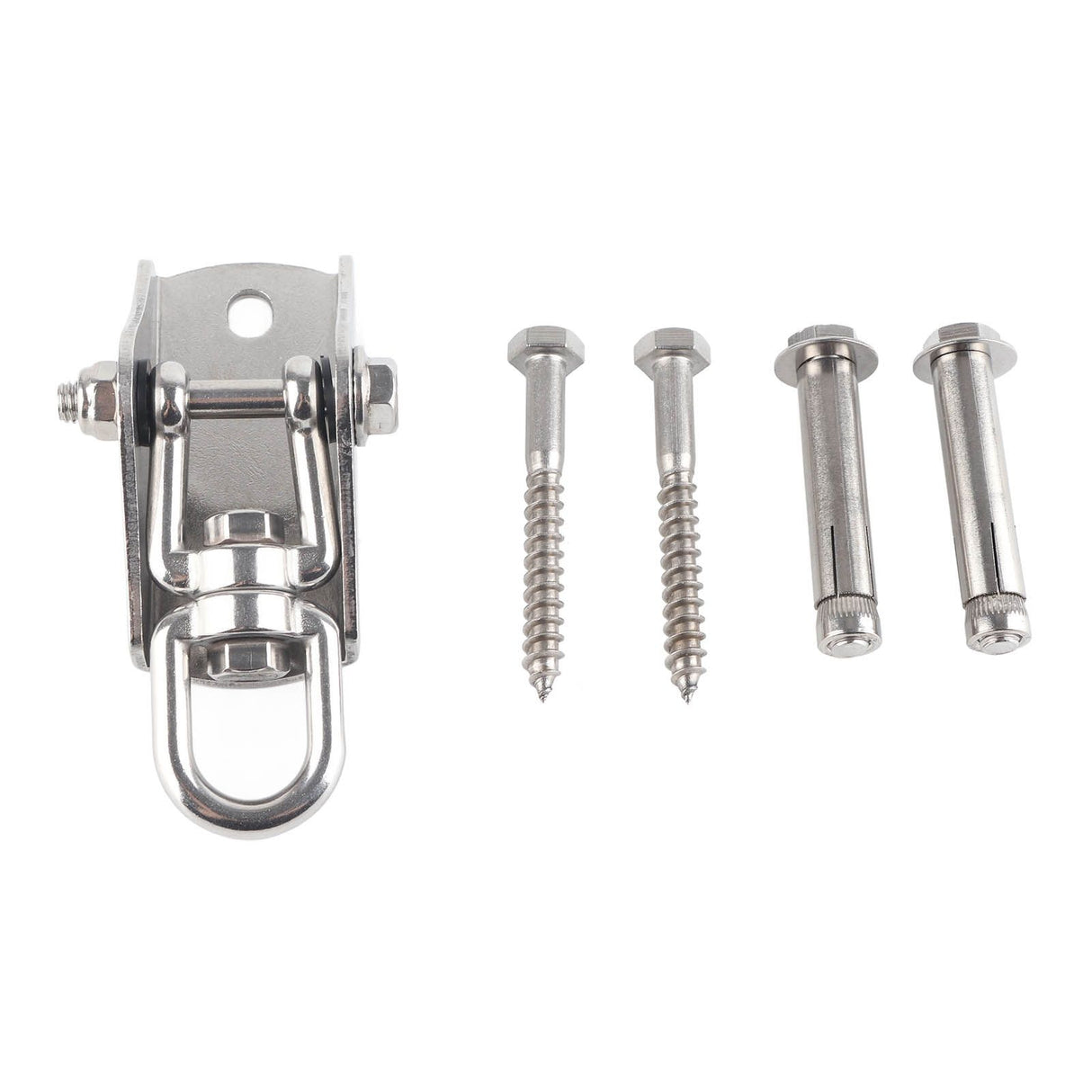 Hammock Hanging Kit Stainless Steel Heavy Duty Swing Hanger 360 Degree Rotate Swing Hanger Suspension Hooks