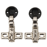 2pcs 26mm Hole Glass Hinge Mini Cabinet Hinge For Cabinet Glass Door