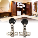 2pcs 26mm Hole Glass Hinge Mini Cabinet Hinge For Cabinet Glass Door