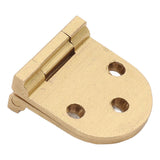 2 Sets Folding Flip Top Hinge Rustproof Round Edge 180 Degree Brass Flap Hinge with Screws for Folding Table Sewing Machine 2.0mm/0.08in - Extra Image