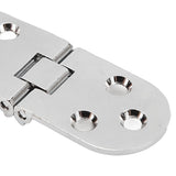 4 Sets 180 Degree Flap Hinge 0.09in Thickness Metal Folding Flip Top Hinge for Folding Table Sewing Machine Bright Chrome