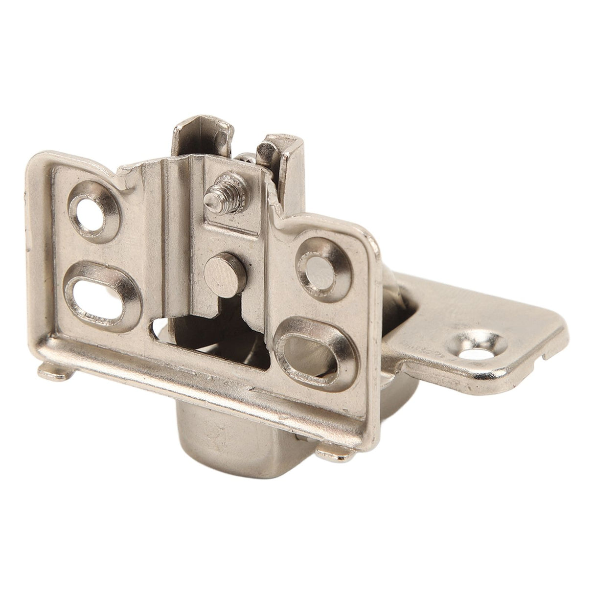 4PCS Cabinet Hinge with 4 Hole Base Cold Rolled Steel Short Arm Cupboard Hinge for Kitchen Bedroom