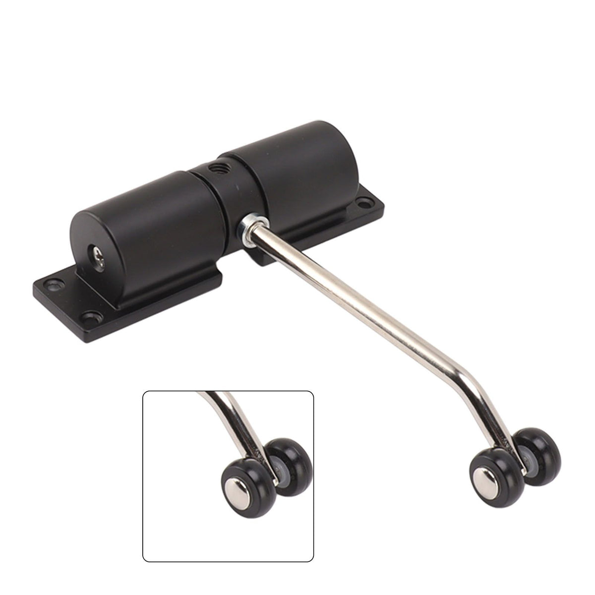 Automatic Door Closer Quiet Safe Aluminum Alloy Self Closing Door Mechanism for Home Hotel Office