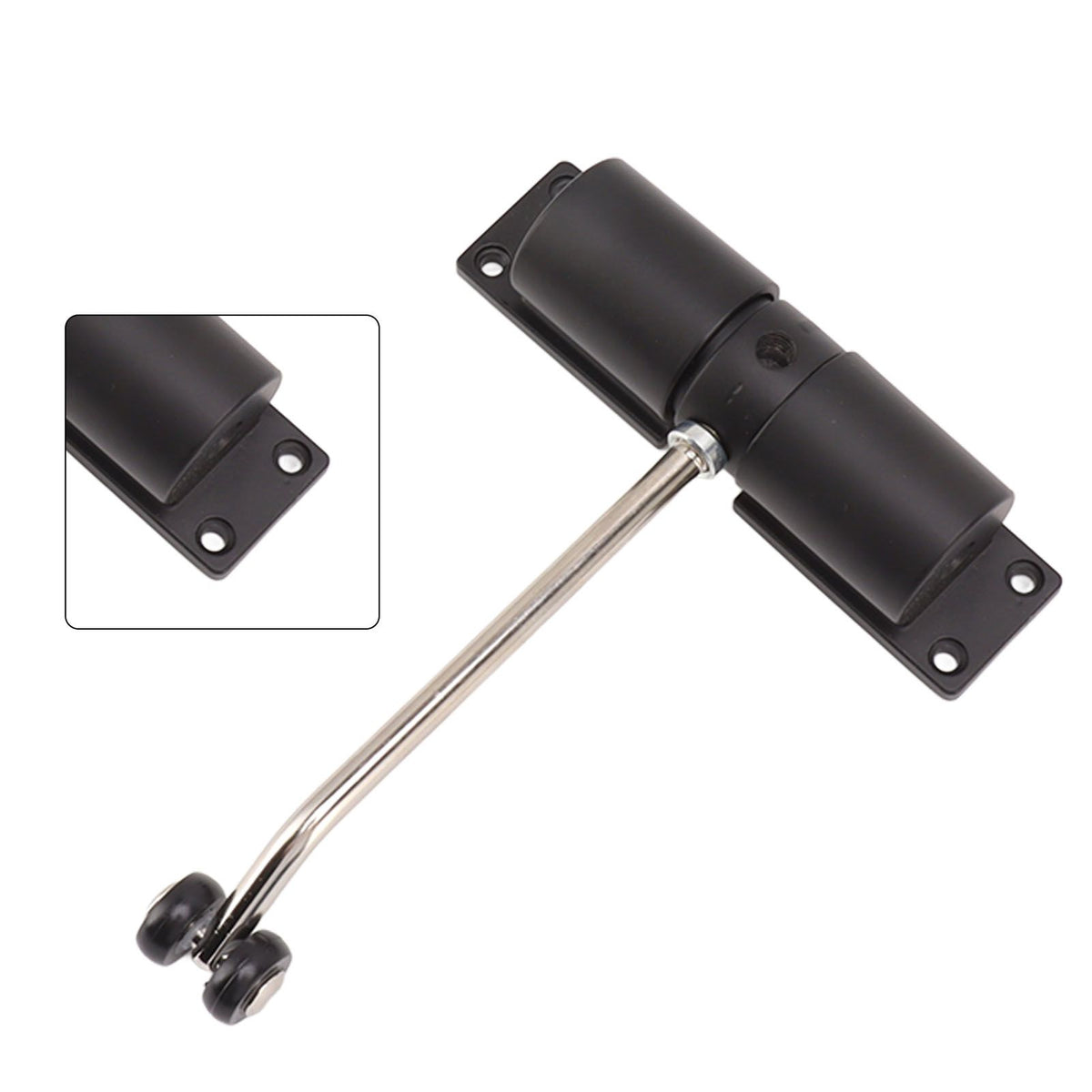 Automatic Door Closer Quiet Safe Aluminum Alloy Self Closing Door Mechanism for Home Hotel Office