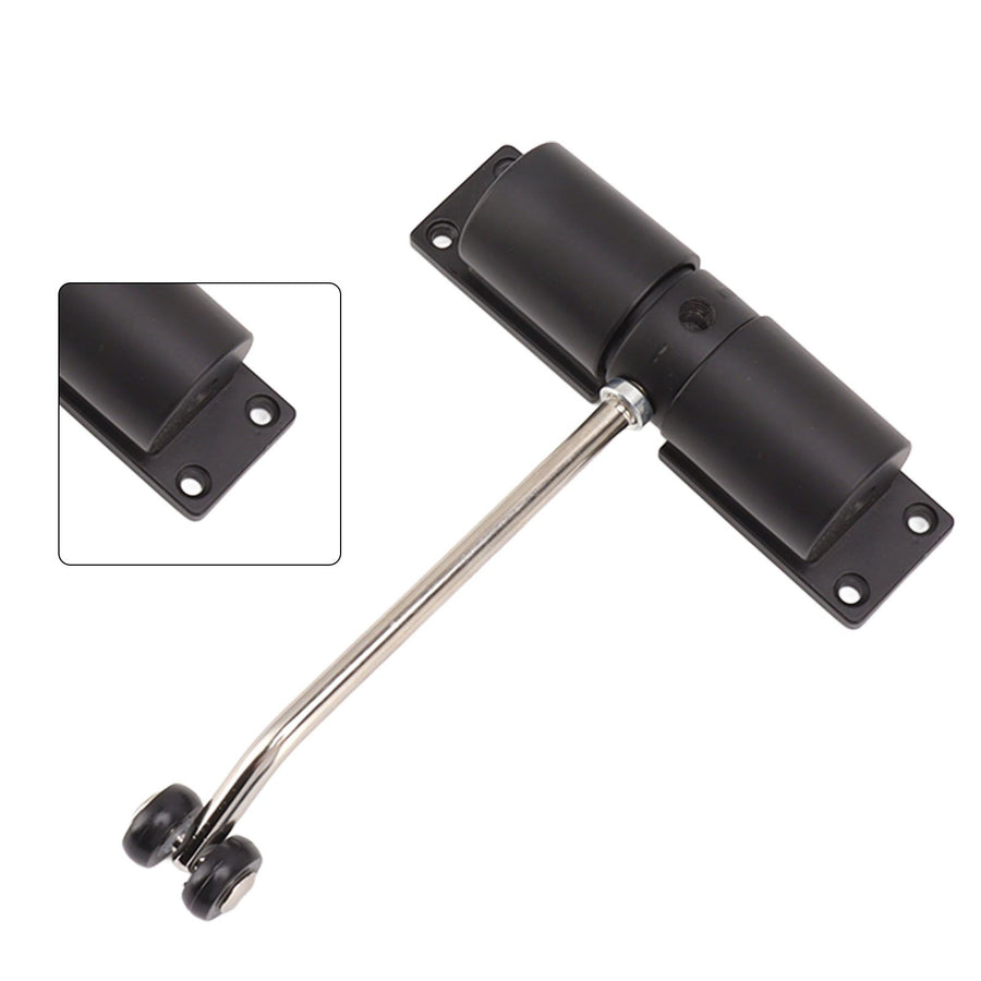 Automatic Door Closer Quiet Safe Aluminum Alloy Self Closing Door Mechanism for Home Hotel Office
