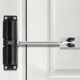 Automatic Door Closer Quiet Safe Aluminum Alloy Self Closing Door Mechanism for Home Hotel Office
