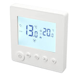 Floor Heating Thermostat Controller Programmable Control Panel LCD Display 90V‑240V for Home - Front View