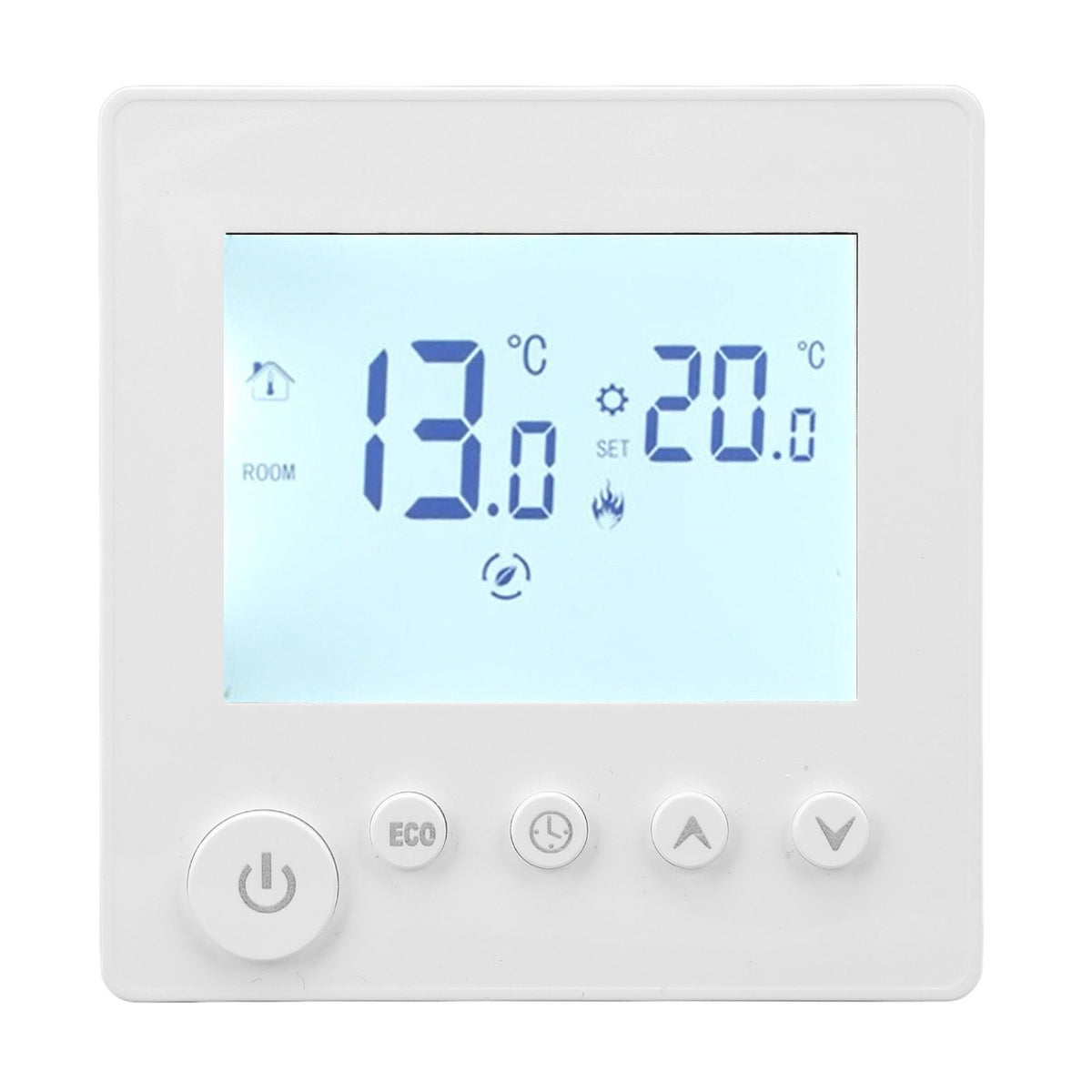 Floor Heating Thermostat Controller Programmable Control Panel LCD Display 90V‑240V for Home