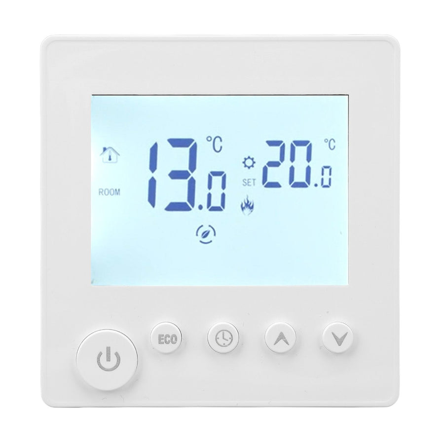 Floor Heating Thermostat Controller Programmable Control Panel LCD Display 90V‑240V for Home