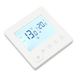 Floor Heating Thermostat Controller Programmable Control Panel LCD Display 90V‑240V for Home - Low Angle