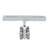 2Pcs Wheel Trolley T Shape Welded Roller Trolley Stable Bearing Track Roller Wheels for Track Electric Lift - Extra Image