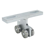 2Pcs Wheel Trolley T Shape Welded Roller Trolley Stable Bearing Track Roller Wheels for Track Electric Lift - Extra Image