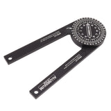 Miter Saw Protractor Accurate 2 Laser Engraving Scales Efficient Aluminum Alloy Angle Finder Protractor for Carpenter - Side View