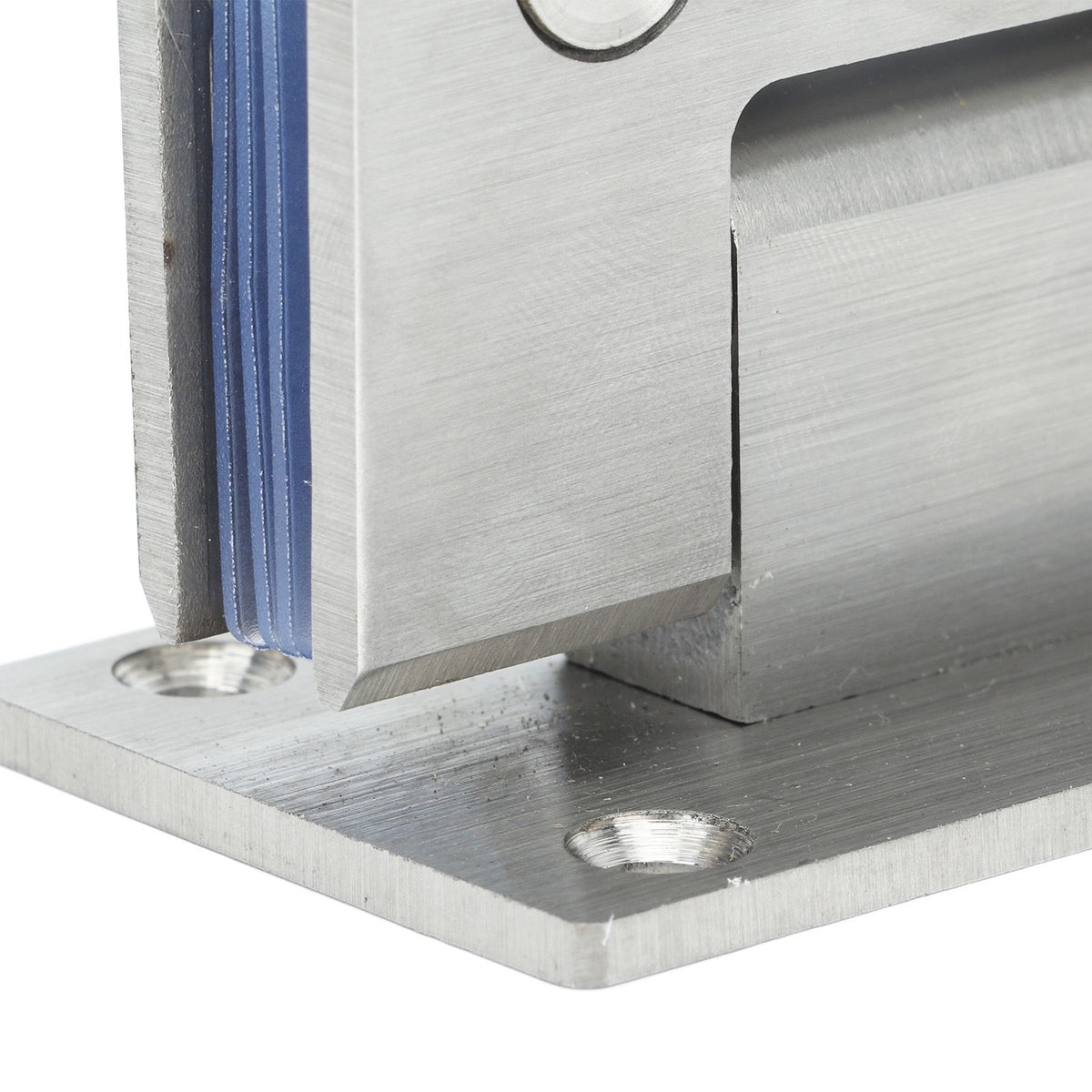 2Pcs Glass Door Hinge Heavy Duty Glass Door 90 Degree Hinges Durable Stainless Steel Bathroom Gate Clamp for Bathroom Toilet
