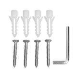 2Pcs Glass Door Hinge Heavy Duty Glass Door 90 Degree Hinges Durable Stainless Steel Bathroom Gate Clamp for Bathroom Toilet - Extra Image