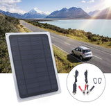 12V 10W Mini Solar Panel Anti Reverse Charging Waterproof Monocrystalline USB Solar Panel Charger for Phone Fan Outdoor