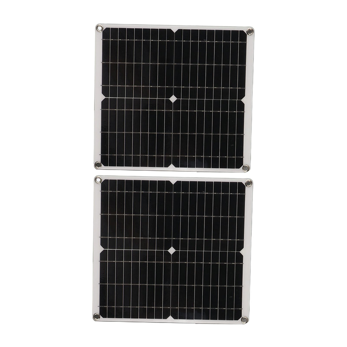 Solar Panel Kit 50W Solar Panel 60A Solar Charge Controller Set with 2 USB Output for RV Camping Blackout