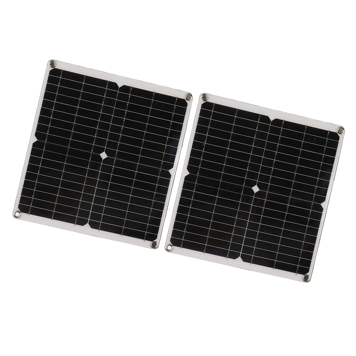 Solar Panel Kit 50W Solar Panel 60A Solar Charge Controller Set with 2 USB Output for RV Camping Blackout